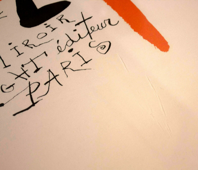 Joan Miro Signed Derriere le Miroir Litho Poster Framed
