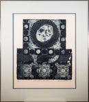 Marilyn Levin Schecter Man W/o Structure Modern Embossed Etching on Paper 12/30