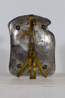 Art Nouveau Deco Antique Silver Plated Tray or Plaque Female Figure with Bird