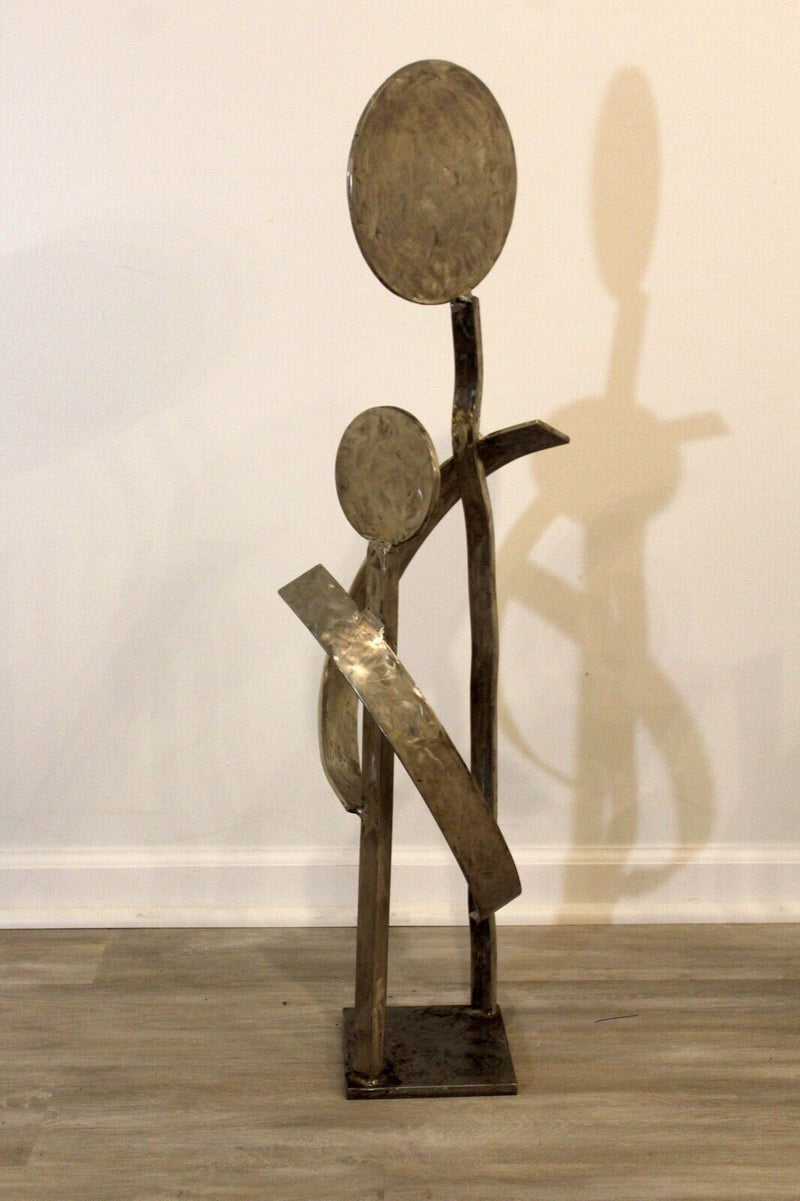 Contemporary Modern Stainless Steel Abstract Sculpture by Robert Hansen 28" H