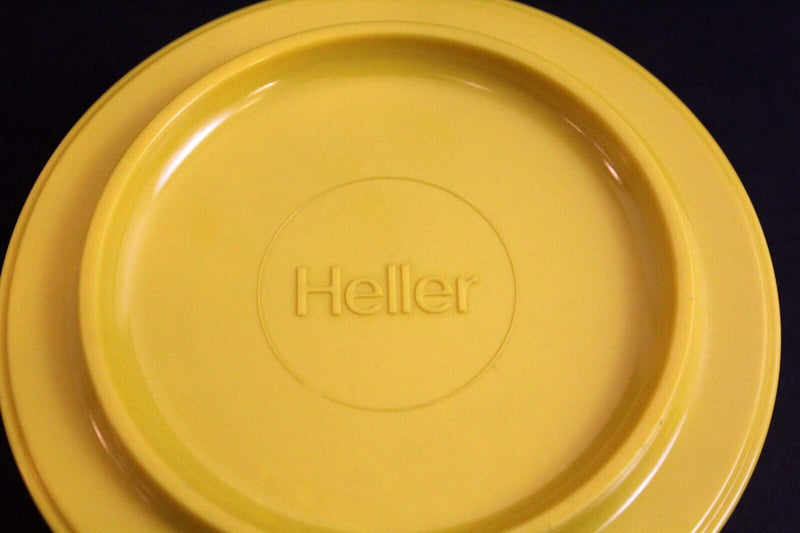 15 Piece Yellow Vignelli Heller Melamine Dinnerware
