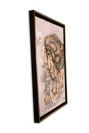 Ljubo Biro Untitled Woman in Profile Signed Acrylic Painting on Masonite 1960s