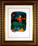 Contemporary Modern Judith Bledsoe "Sagittarius" Framed Lithograph