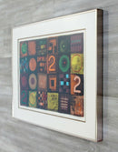 Contemporary Modern Framed Lithograph Signed Barbara Oldsheusky 181/300
