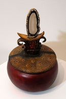 Vicki Grant Ceramic Vessel with Brazilian Agate