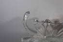 Vintage Art Vannes France Jardiniere Crystal Art Glass Centerpiece Bowl w/ Mark