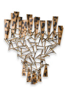 Marc Weinstein Creates Plutonic Brutalist Torch Cut Wall Sculpture