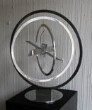 Phyllis Mark Kinetic Modern Steel Metal Floor Sculpture with Pedestal Signed
