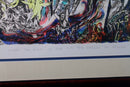 Arie Dubi Under the Wing of God Signed Contemporary Judaica Lithograph AP Framed