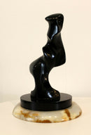 Mid Century Modern James Nani Famous Sculpture on Marble Base 1970s