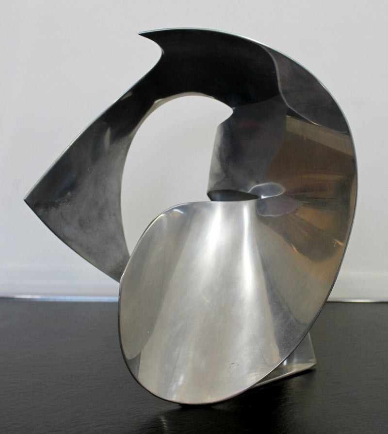James Nani Gumie 75 Abstract Circular Aluminum Sculpture