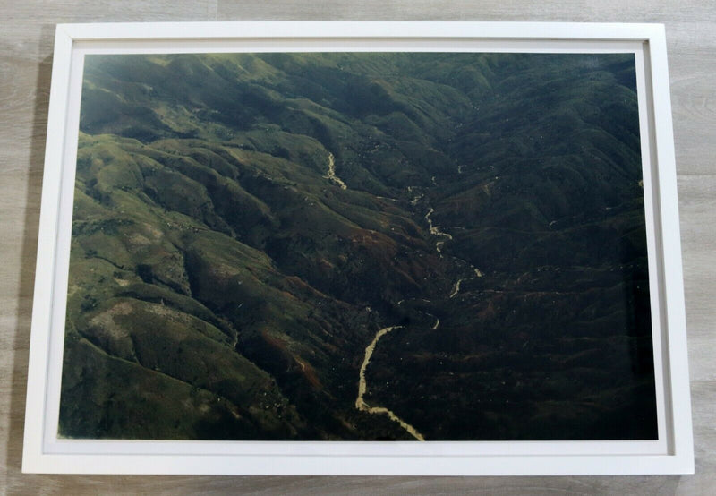 Chantel James Haiti Mountain Scene Photograph Framed Signed