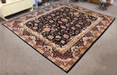 Mid Century Deco Traditional European Style Wool Blend Rectangle Area Rug Carpet