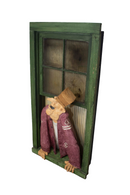 Stephen Hansen Ed at the Window Papier Mache Sculpture