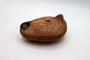 Pre-Columbian Ancient Boat-Shaped Terracotta Pottery Oil Lamp Historic Artifact