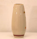 Kutani-Enzan Japanese Kutani Flower Vase Kabin Ikebana Sometsuke Aka-E Signed