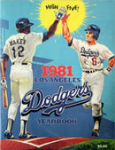 Set of 6 LA Dodgers Souvenir Yearbooks 1977-1982