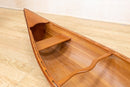Arts & Crafts Style Custom Made Wood and Glass Boat Table