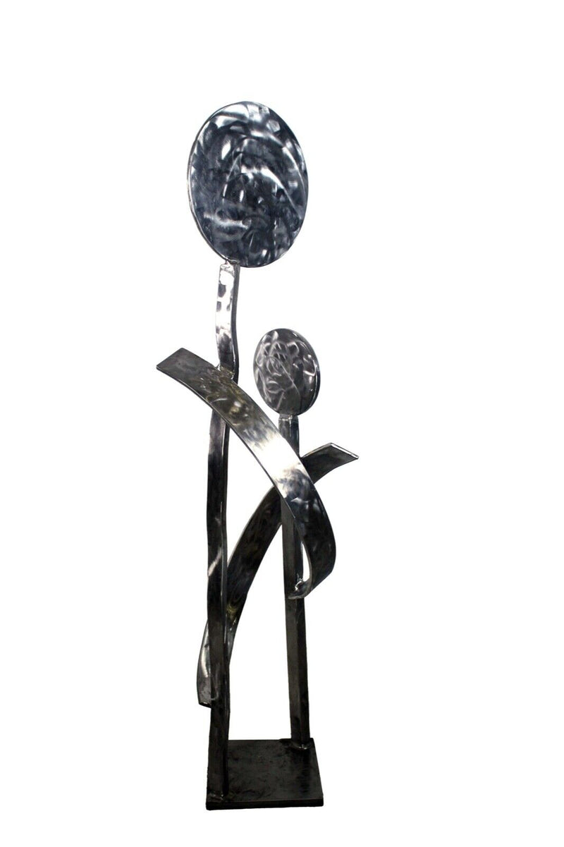 Contemporary Modern Stainless Steel Abstract Sculpture by Robert Hansen 39"H