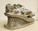 Contemporary Stainless Steel Little Goddess Table Sculpture by Jerry Soble 1990s