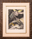 Marc Chagall Oracle sur Babylone pl. 93 from The Bible Series Signed Etching