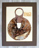 Mid Century Modern Unframed Matted Monoprint Signed J. Hovadik 1965 8/25