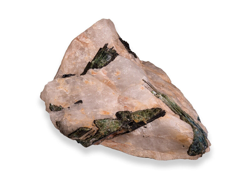 Crystal Lepidolite Geode w Tourmaline Vintage Mineral Specimen