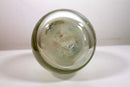 Richard Ritter Modern Clear Glass with Blue Vessel Sculpture AMC 1970s