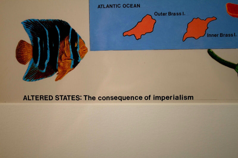 Don Eddy Altered States: The Consequence of Imperialism Signed Colored Pencil