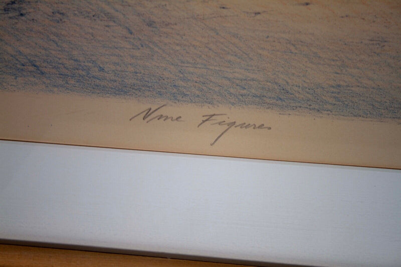 Harold Altman Nine Figures Signed Vintage Modern Lithograph on Paper 58/185 F