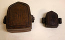 Antique Pair of Prayer Boxes with Metal Hinges