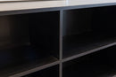 Post Modern Black Wood Modular Shelving Storage Unit