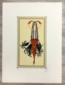 Mid Century Modern Deco Unframed Scheherezade 6 Harem Erte Signed Lithograph