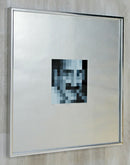 Modern Framed Robert Hover Groucho Marx Pixel Art Serio Lithograph Signed 1973