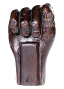 Vintage Mid Century Modern Sculpted Wood Snuff Box