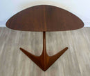 Vladimir Kagan Signed Cantilever Unicorn End Table