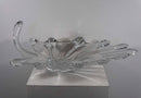 Vintage Art Vannes France Jardiniere Crystal Art Glass Centerpiece Bowl w/ Mark