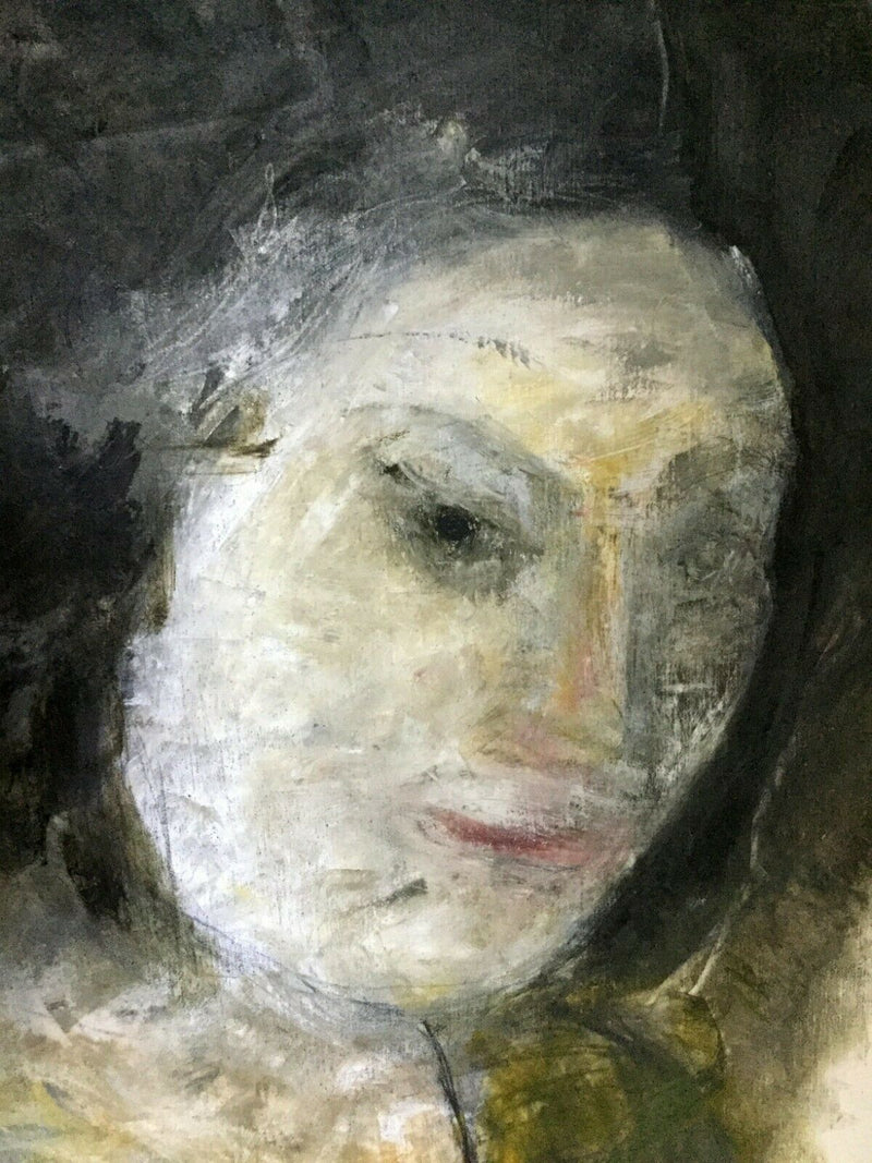 Christos Koutsouras Untitled Female Portrait Painting