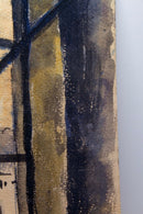 William S. Fanning Signed Architecture Through Window Modern Vintage Watercolor