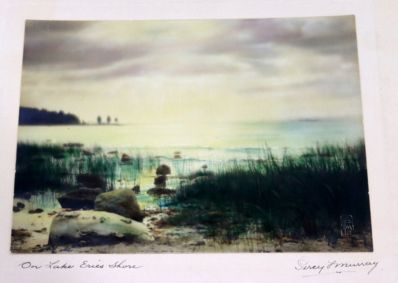 Percy Murray Lake Erie Shores Signed Vintage Photograph