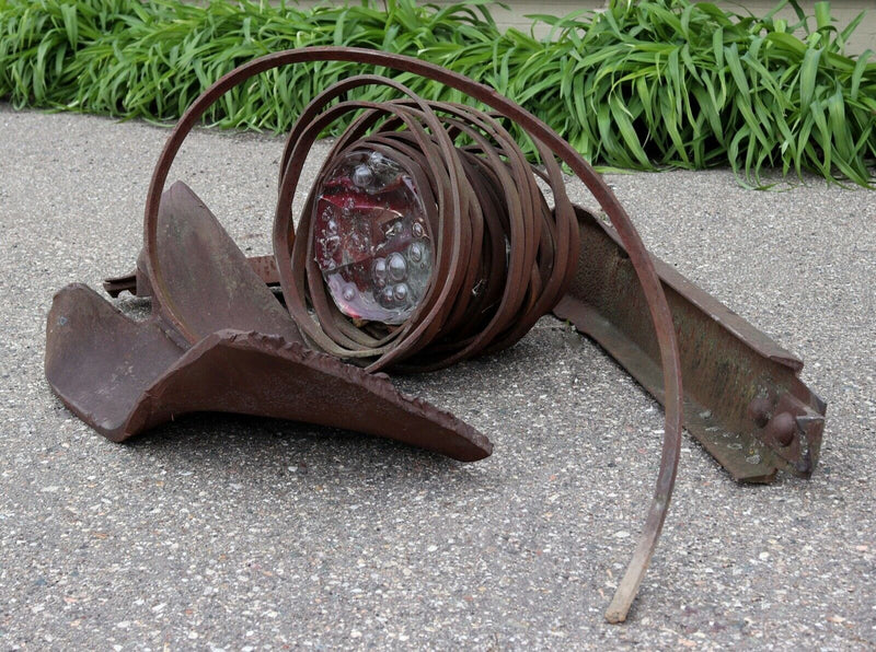 Albert Young Metal & Glass Contemporary Outdoor Sculpture