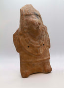 Pre-Columbian Mexico Mayan Rattle Terracotta Pottery Historic Artifact