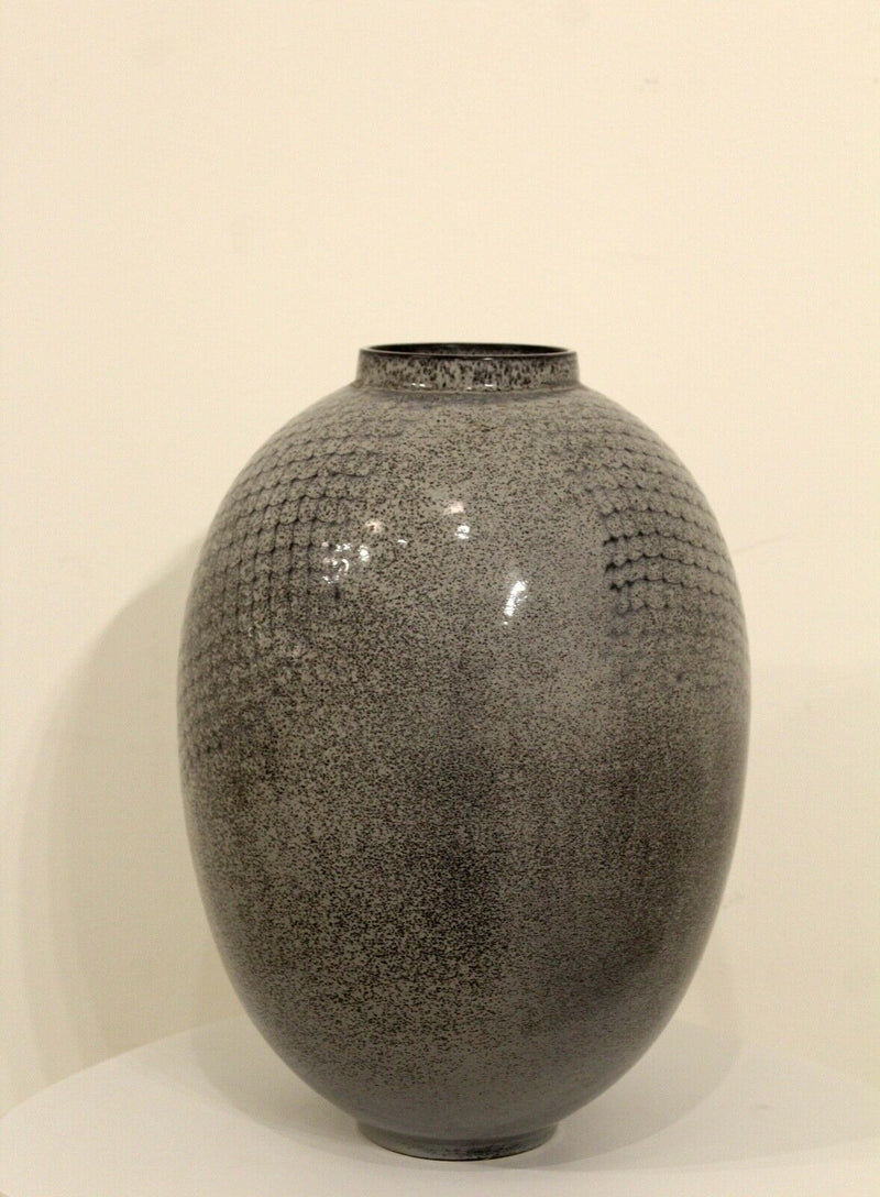 Postmodern Large Blue Decorative Vase
