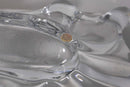 Vintage Art Vannes France Jardiniere Crystal Art Glass Centerpiece Bowl w/ Mark