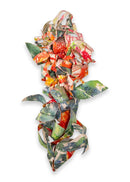 Postmodern Abstract Painted Paper Hanging Wall Sculpture Signed Ratterman 1991