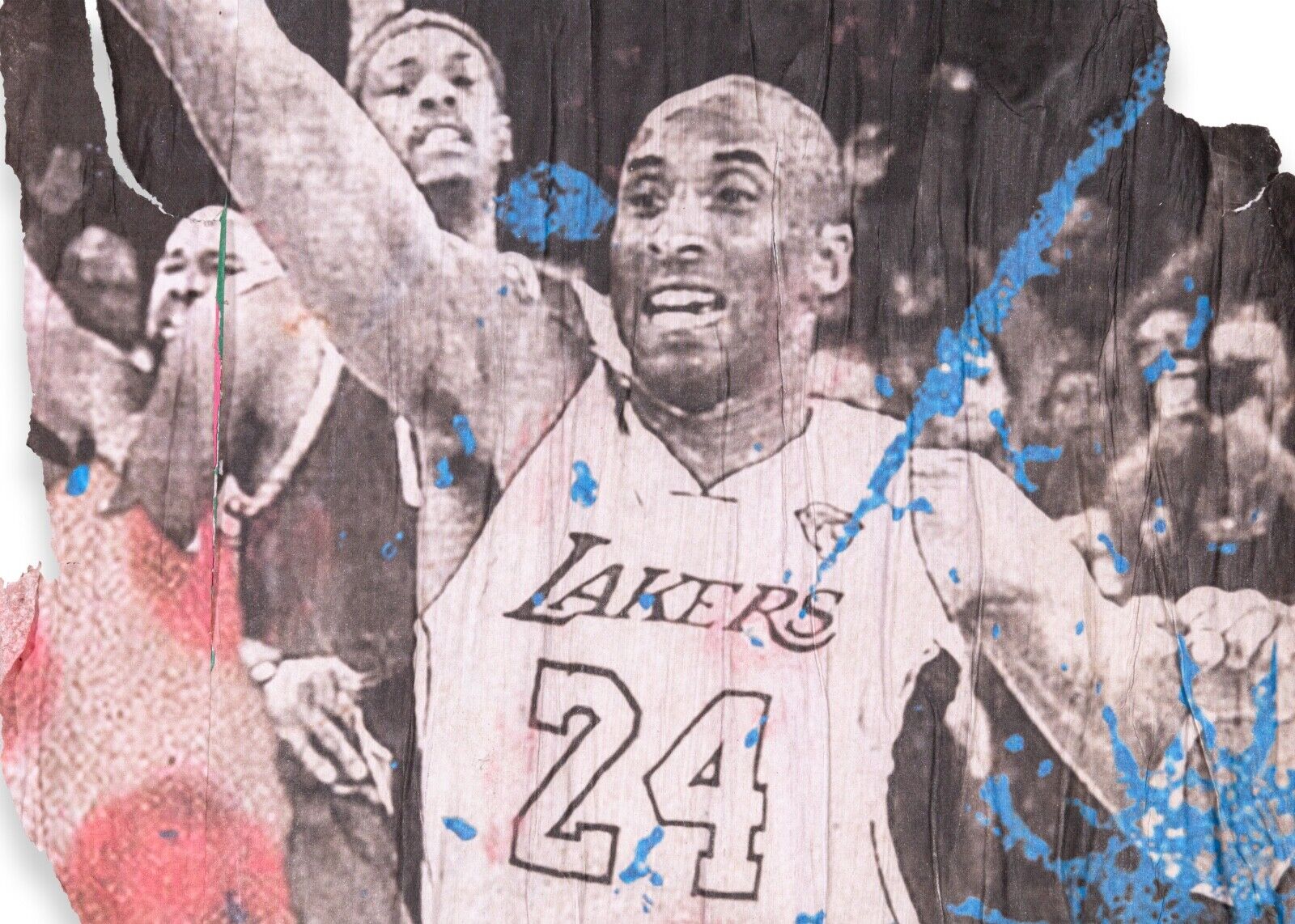 Mr Brainwash Thierry Guetta Kobe Bryant De-Fence! from Kobe Mural