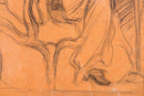 Pierre-Auguste Renoir Madame de Galéa Signed Original Sketch Graphite on Paper