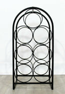 Mid Century Modern Arthur Umanoff Small Iron Wine Rack 1950s 1960s