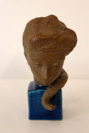 Johannes Hedegaard Royal Copenhagen Denmark Set of 4 Rare Ceramic Busts 1960s