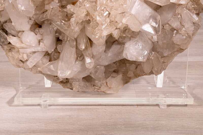 Monumental Himalayan Quartz Crystal Geode Mineral Specimen